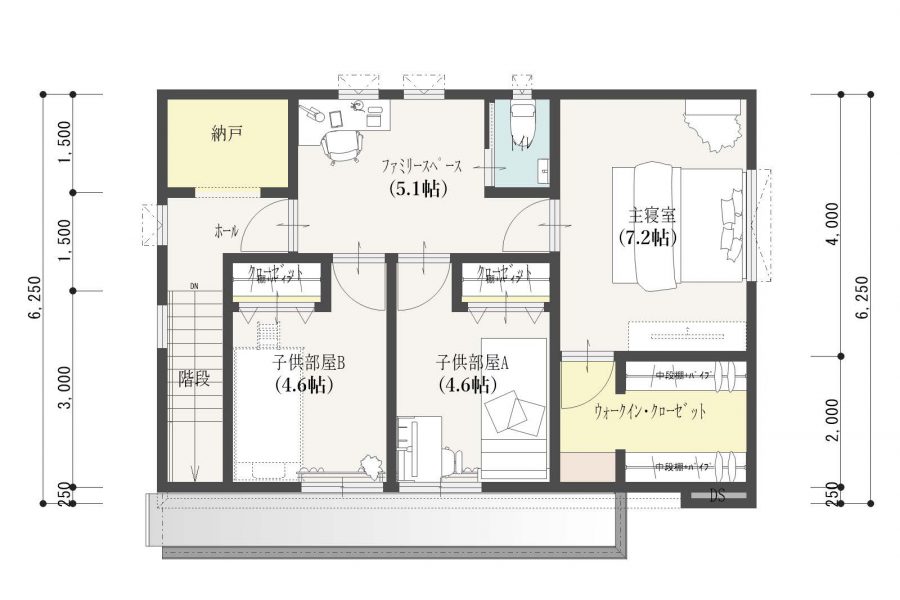 間取り図　2F